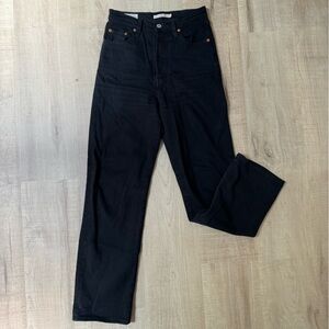 Levis ribcage straight leg jeans